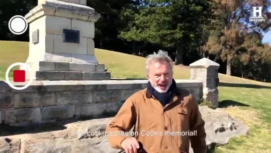 My random video diary - Cooks Memorial (The Pacific: In The Wake of Captain Cook with Sam Neill)