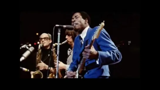 Buddy Guy in 1969 with Jack Bruce and Buddy Miles