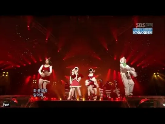 [HD] T-ara(티아라) - Bo peep Bo peep (Christmas Mix)