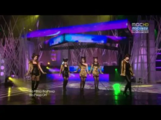 [Live] T-ara - Bo Peep Bo Peep (100109 MBC Music Core)