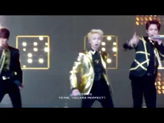 291213 [Fancam] Onew - Dream Girl @ SBS Gayo Daejun