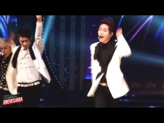 040613[Fancam] Onew - "Why So Serious?" @ Miss Korea celebration stage