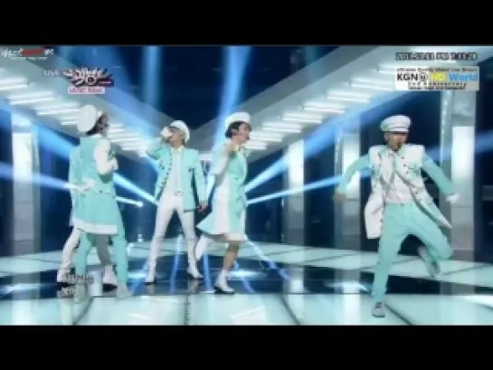 111013 SHINee Intro + "Everybody" @ KBS Music Bank Comeback Stage