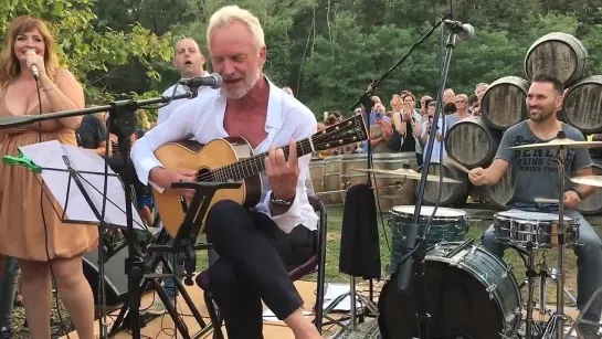 Sting - Every Breath you Take (Live to Sting’s Tuscany house “Il Palagio”) 2018