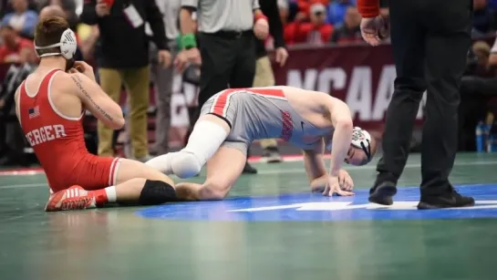 157lbs Tyler Berger (Nebraska) dec Micah Jordan (Ohio State)