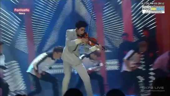 140720 Inkigayo - Henry - Fantastic