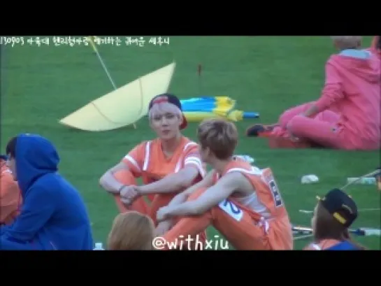 130903 Idol Sport Champion 2013 - Chuseok Special - Henry and Sehun