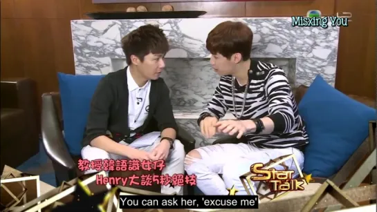 [ENG SUB] 140911 Henry - Hong Kong J2 Interview Cut