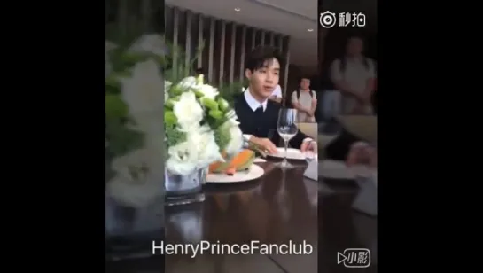 160820 'Final Recipe' promo 'Dinner with Celebrity' event with Henry