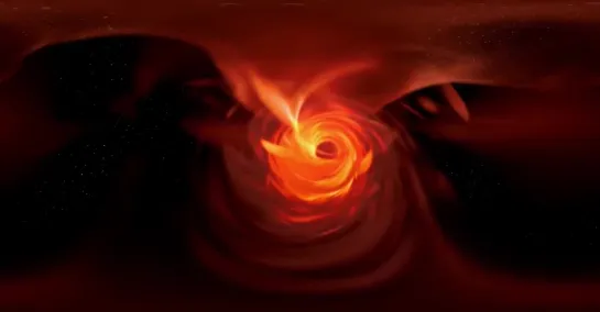 Observing Supermassive Black Holes in Virtual Reality