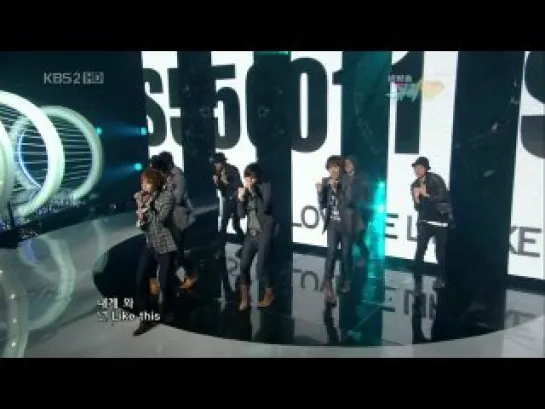 09.10.30 SS501 - Intro Dance+ Love like this@KBS Music Bank