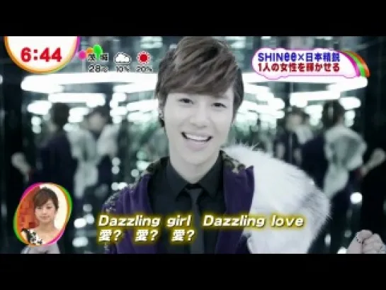 20.09.12 Dazzling Girl - за кадром & превью клипа @ Mezamashi TV