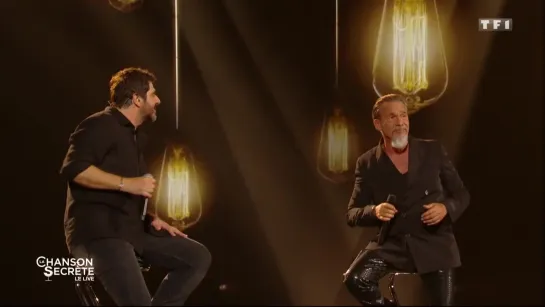 Patrick Fiori et Florent Pagny_J'y vais_La chanson Secrete, le live_TF1_12.12.2020