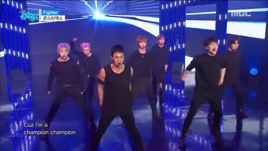 Monsta X - Fighter @ Music Core 161029