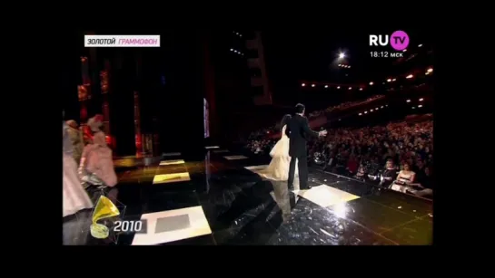 Филипп Киркоров и Анна Нетребко - Голос (RU.TV) Золотой граммофон 2010