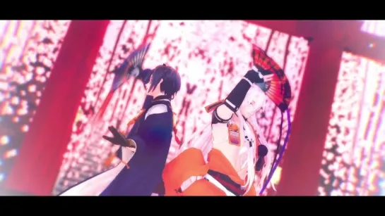 MMD刀剣乱舞】つきつねこがらし【月と狐】