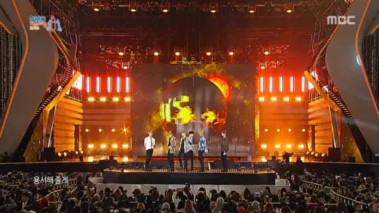 BTS - Fire @ 2016 DMC Festival Korean Music Wave 161009