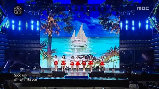 AOA - Good Luck @ 2016 DMC Festival Korean Music Wave 161009