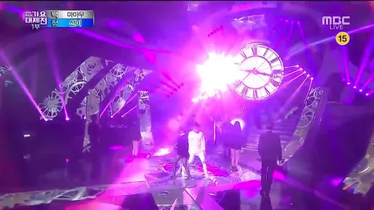 [VIDEO] 141231 Sunmi ft. Yugyeom (GOT7) - 24hours @ MBC Gayo Daejun 2014