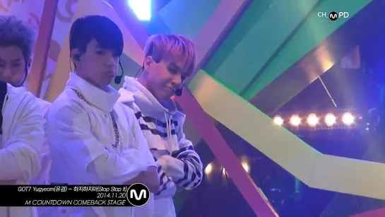 [MPD] 141120 GOT7 - Stop Stop it (Yougyeom) @ M! COUNTDOWN COMEBACK STAGE