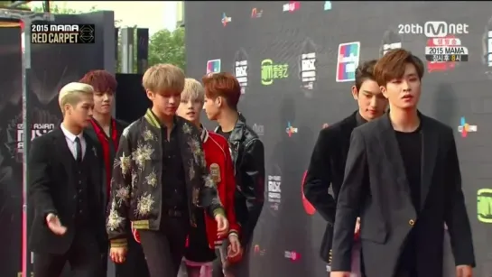 [VIDEO] 151202 GOT7 @ MAMA Red Carpet (Ending cut)