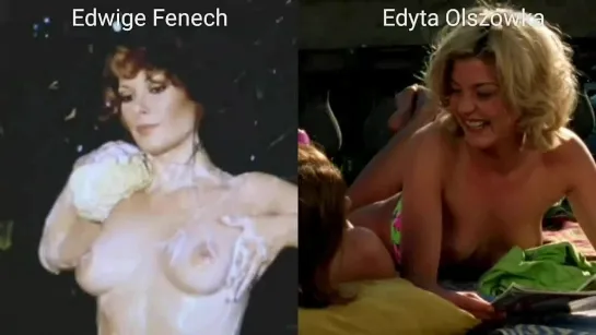 Nude actresses (Edwige Fenech p.2, Edyta Olszówka) in sex scenes / Голые актрисы (Эдвиж Фенек ч.2, Эдита Ольшувка) в секс. сцена