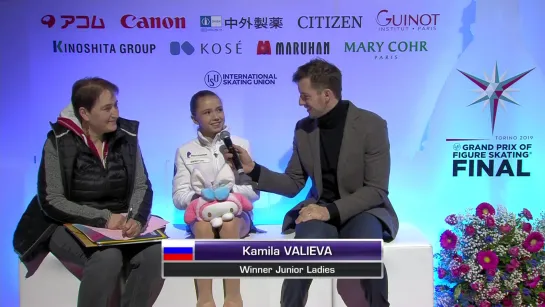 Kamila Valieva (RUS) | Ladies Free Skating | ISU GP Finals 2019 | Turin | #JGPFigure