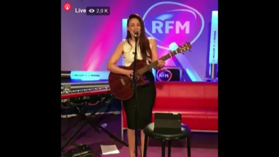 Haylen - Work (Rihanna cover) sur RFM Facebook live