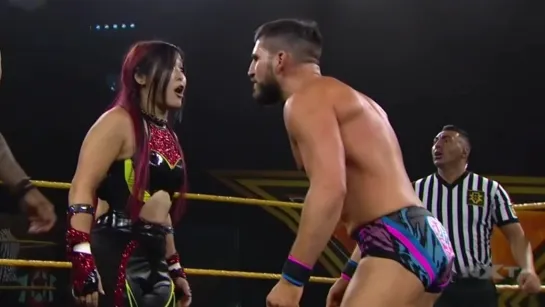 Johnny Gargano & Candice LeRae vs Damien Priest & Io Shirai