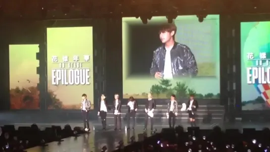 [FANCAM] 16/08/06 BTS LIVE 화양연화 on stage:epilogue (Бангкок) begin