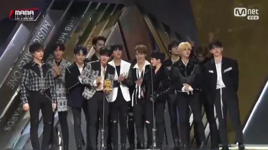 [181214] Seventeen (세븐틴): Best OST Award "A-TEEN" @ Mnet Asian Music Awards (in Hong Kong)