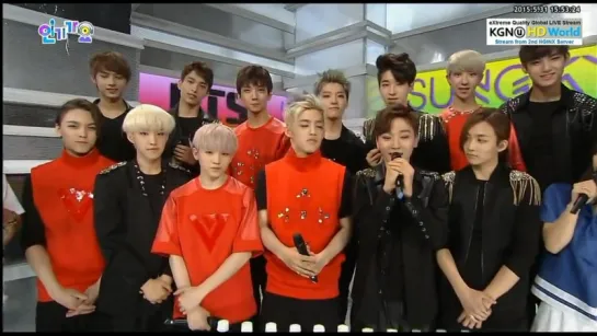 [150531] Seventeen's interview @ Inkigayo