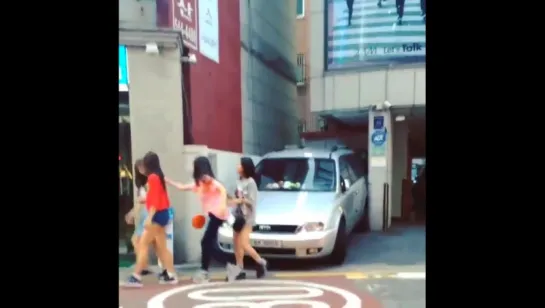 [Fancam] 150619 Sixteen at the building JYPe