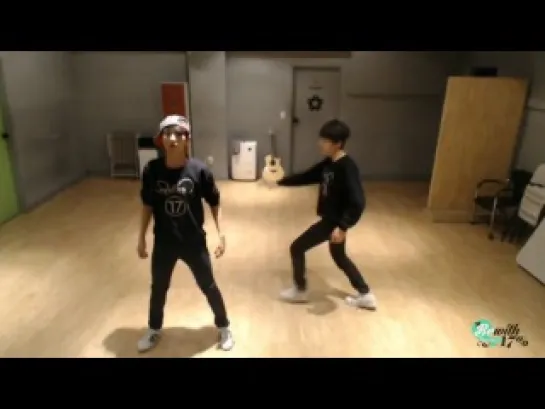 [CUT] 131112 SEVENTEEN Hansol & Soonyoung dance practice