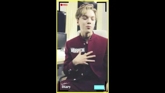 [VID] SEVENTEEN 세븐틴 - Vernon 버논 Diary