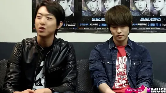 Exclusive 'CNBlue' Concert Interview, Melbourne Australia