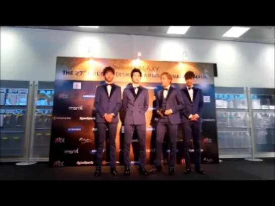 CN Blue - Group Interview - 27th Golden Disk Awards Live In Malaysia