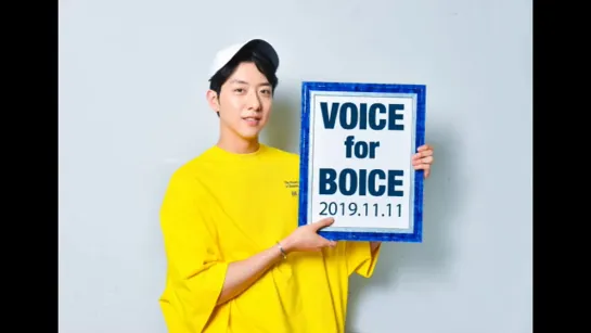 11.11.2019 LeeJungShin ~ Voice for Boice