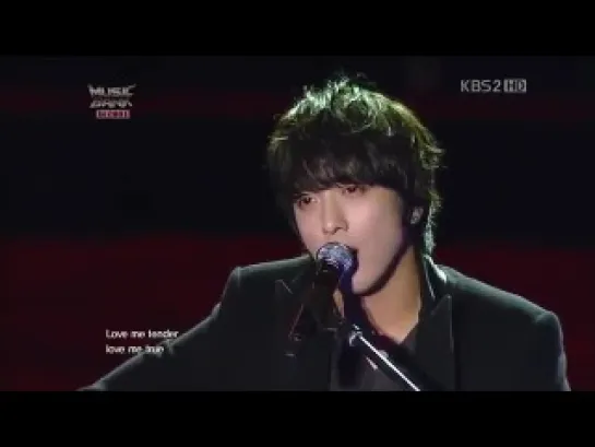 121117 Jung Yong Hwa - Love Me Tender @Music Bank in Chile