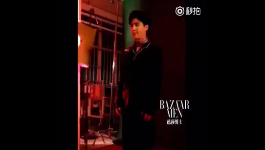 [WEIBO] 160517 EXO's Lay @ Bazaar Men Weibo Update