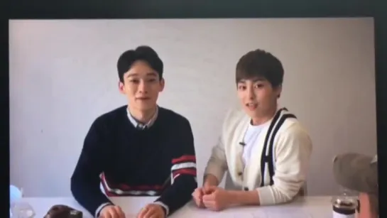 [FACEBOOK] 160418 EXO's Chen & Xiumin @ Cookat TV