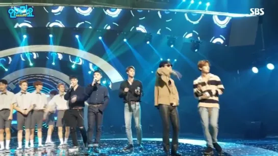 [FANCAM] 160828 EXO -  Lotto Win + Encore @ SBS Inkigayo