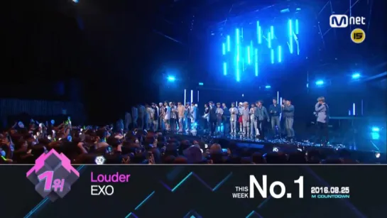 [FULL CUT] 160825 EXO - Lotto (Louder) Encore Stage @ Mnet MCountdown