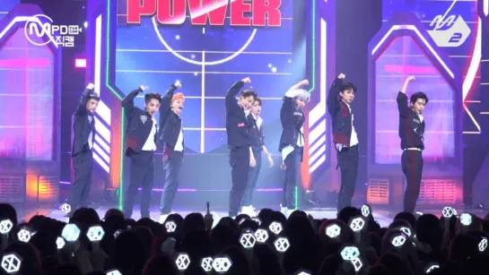 170907 EXO - Power @ M!Countdown MPD Fancam Ver.1