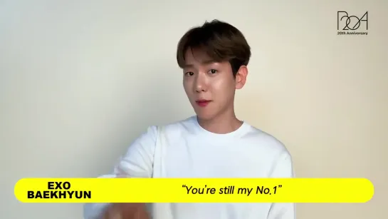 200825 EXO's Baekhyun @ message for 20th Anniversary BoA