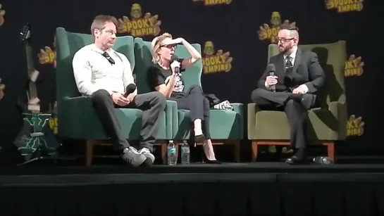 David and Gillian panel - Spooky Empire 2018