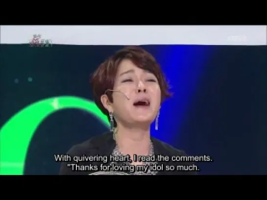 060113 Kim Jung Nan mentioned Onew @ GAG Concert