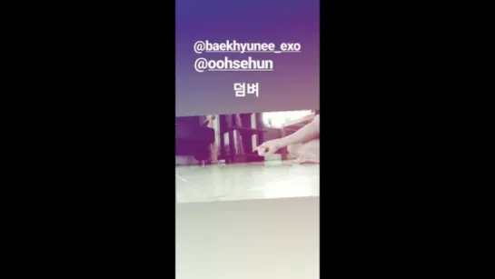 181010 EXO Chanyeol @ real_pcy Instagram Story