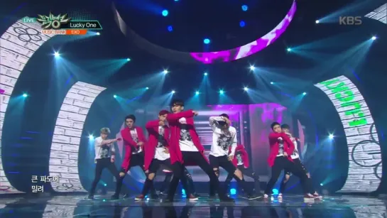 [VIDEO] 160610 @ Music Bank EXO - Lucky One