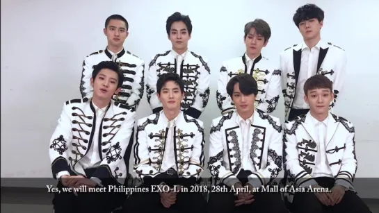 180422 EXO Chanyeol @ ElyXiOninManila Official Greeting